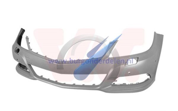 C W204 Classic front bumper with holes for PDC and headlight washers in primer