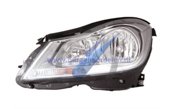 C W204 Doble frontlykter for venstre H7 + H7 med elektrisk motor
