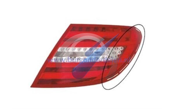 C W204 Right rear light without electrical part sedan