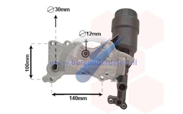 Enfriador de aceite C W204 para motores C180, C220 y C250.