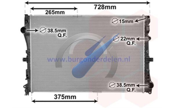 C W205 Radiator bensin diesel