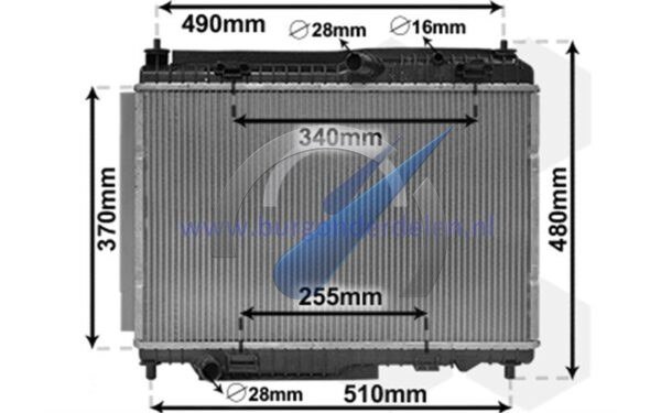 Fiesta 13-17 Radiator benzine 1.0 / 1.0 Ecoboost