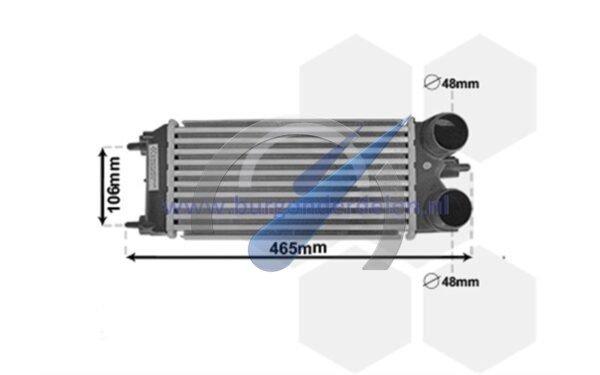 Fiesta 13-17 Intercooler 1.5 TDCi / 1.6 TDCi