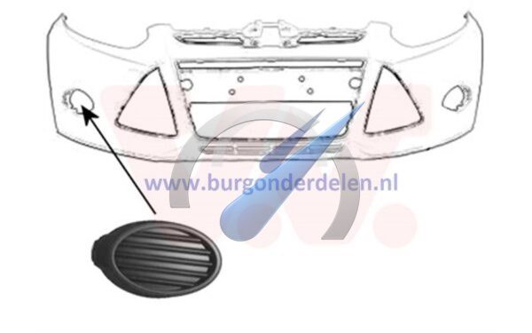 Focus 2011-2014 Right fog light cover closed