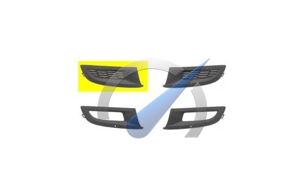 Fog light cover right closed suitable for Polo 6R 2009-2014