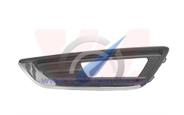 Cubierta de faro antiniebla izquierdo abierto con embellecedor cromado para Ford Focus 2014-2018
