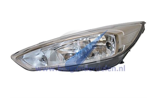 Phare gauche H7 + H1 en aluminium pour Ford Focus 2014-2018