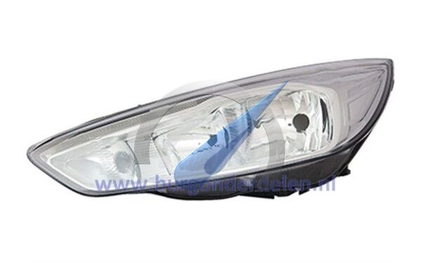 Focus 2014–2018 Scheinwerfer links H7 + H1 Aluminium mit LED-Tagfahrlicht