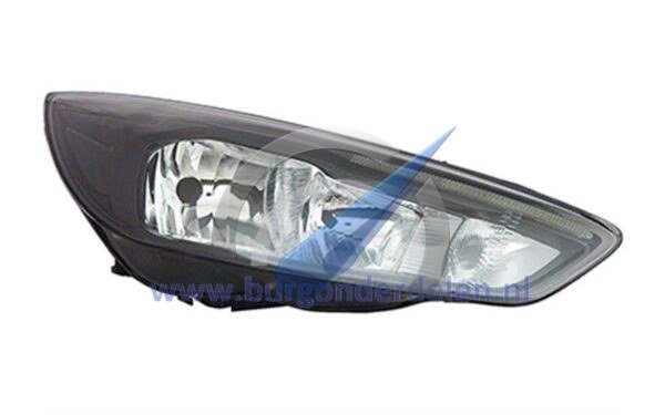 Focus 2014-2018 Koplamp rechts H7 + H1 zwart
