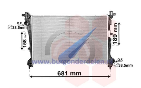 500L Radiator 0.9 HD / 1.3 D HD / 1.6 D HD