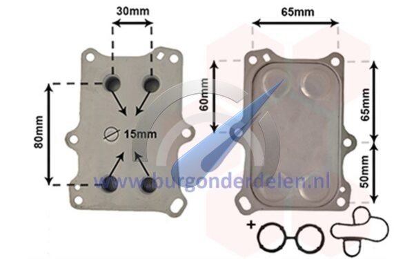 500L Oil cooler for engine