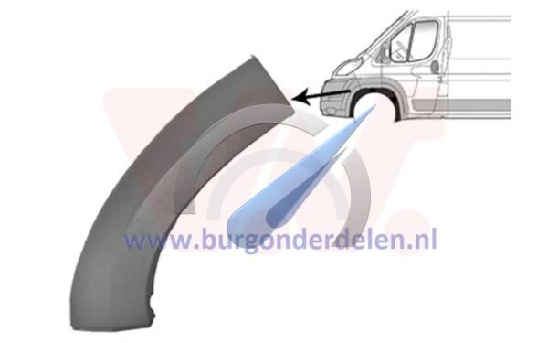 Ducato Profile left bumper extension