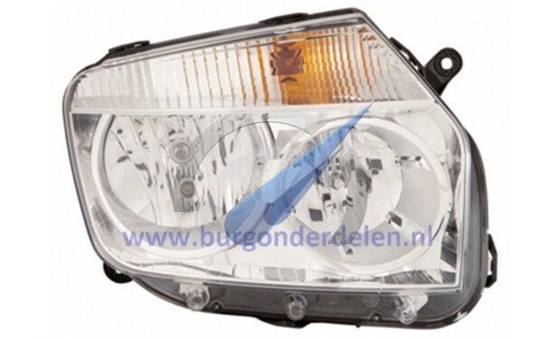 Duster up to 2013 Double headlight right H7 + H1