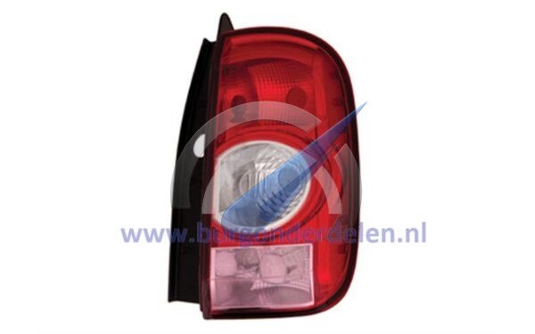 Luz trasera derecha del Duster hasta 2013 sin componente eléctrico.