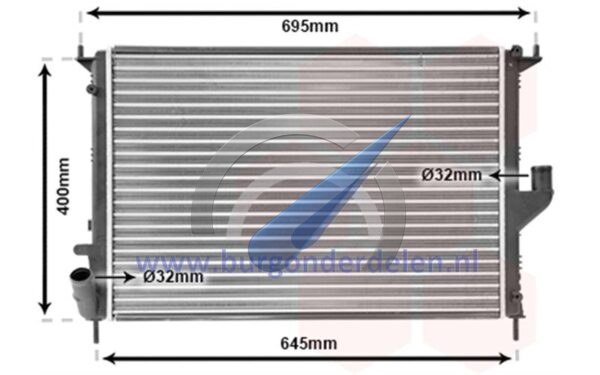 Duster Radiator 1.6i zonder airco