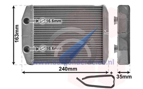 Dokker Radiator kachel