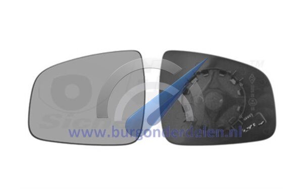 Logan Sandero Heated mirror glass left