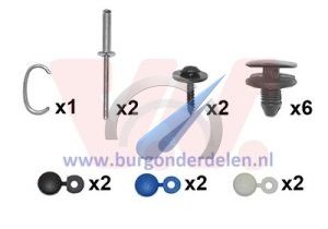 C3 Rear bumper mounting kit