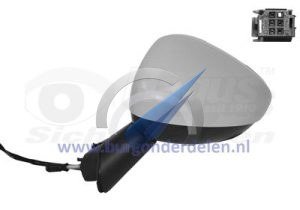 C3 Electric side mirror full left black base