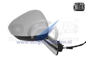 C3 Electric side mirror full right chrome base