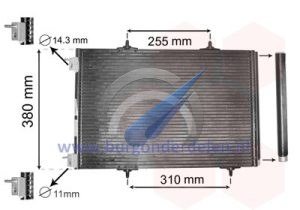 C3 Condenser with dryer 4 mounts