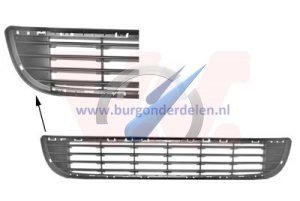 Berlingo tot 2012 Voorbumpergrill onder