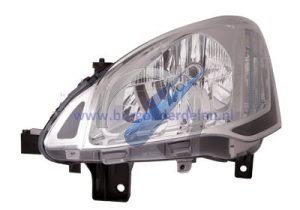 Berlingo 2012-2017 Koplamp links H4 met pinklicht en elekt. motor