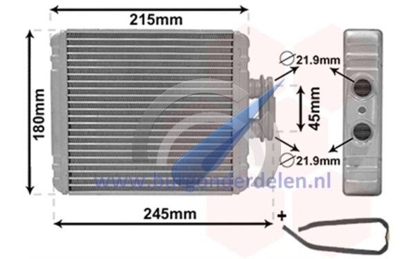 Radiatorvarmer egnet for Ibiza 2015+ / Polo 6C 2014+ / A1