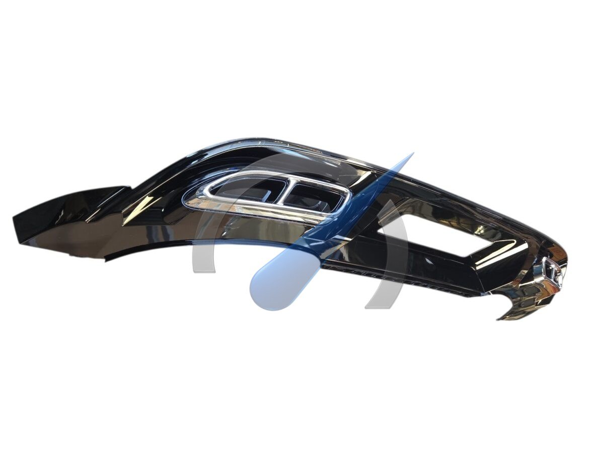 Achterbumper Diffuser hoogglans zwart T-roc 2022+