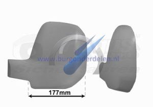 Berlingo up to 2012 Door mirror cover left primed