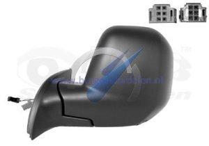 Berlingo up to 2012 Door mirror electric complete left black