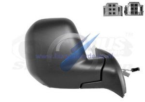 Berlingo up to 2012 electric door mirror complete right primed heated temp. sensor