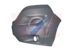 Jumper front bumper blade left corner gray with fog light hole and front fender