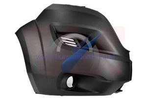Jumper Front bumper blade right corner black with fog light hole