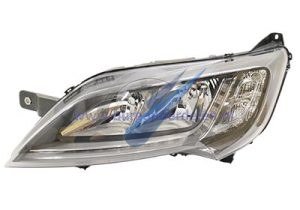 Jumper Doppelscheinwerfer links H7 + H7 + LED schwarz mit Elektromotor