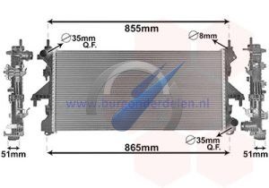 Jumper from 6/2015 Radiator 2.0 JTD with air conditioning