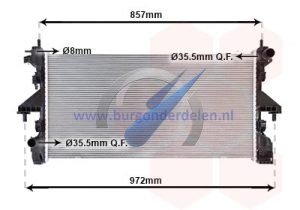 Jumper vanaf 6/2015 Radiator 2.3 Multijet MT