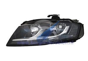 A4 Dubbele koplamp links H7+H7 met elek. motor