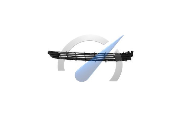 Corsa C up to 2004 lower grille without fog light holes