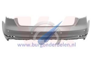 A4 sedan up to 09/2018 Rear bumper with 4 PDC