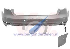 A4 sedan up to 09/2018 Rear bumper with 6 PDC