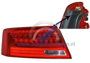 Luz trasera exterior izquierda LED del Audi A5 Coupé
