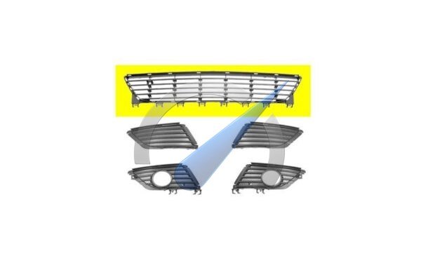 Corsa C fra 2004 Grill uten GSI