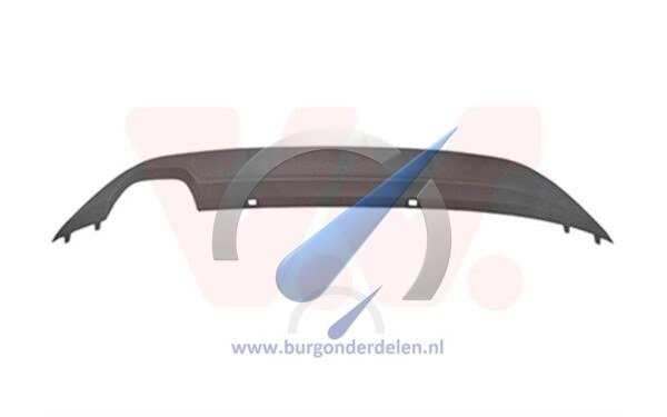 Dobbel nedre eksosspoiler egnet for Golf 7 2012-2017