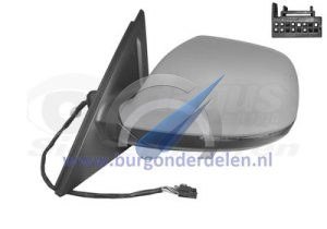 Q5 Electric exterior mirror full left primer 8-pin aspherical