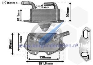 Q5 Oliekoeler voor motor
