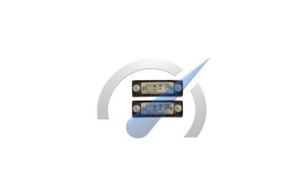 Ensemble de 2 éclairages de plaque d'immatriculation à LED pour hayon T5