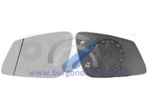 F20/21 Mirror glass left heated aspherical chrome