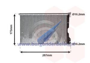 Radiador calefactor tipo Valeo E90/91