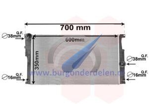Radiador F30/31 para 318i / 320i / 328i / 335i / híbrido con transmisión automática.
